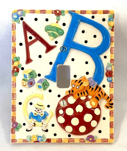 Mary Engelbreit Light Switch Plate Cover A B C