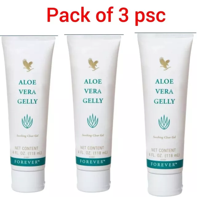 Pack of 3 Forever Living Aloe Vera GELLY (84.82% ALOE VERA content)Free Shipping