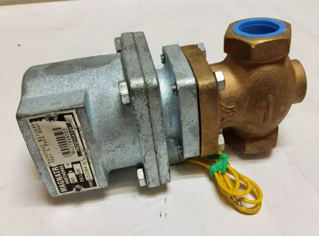 New Magnatrol E131L64 Type L Full Port Bronze Solenoid Valve NC Internal Pilot