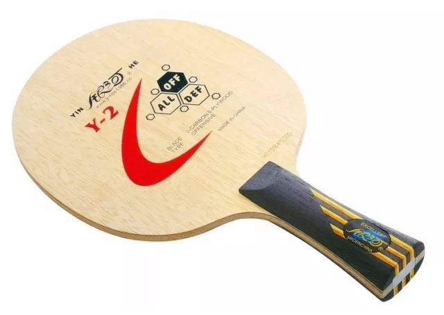 Galaxy/YinHe Y-2 Table Tennis Blade, Thin Carbon, OFF, New, GBP