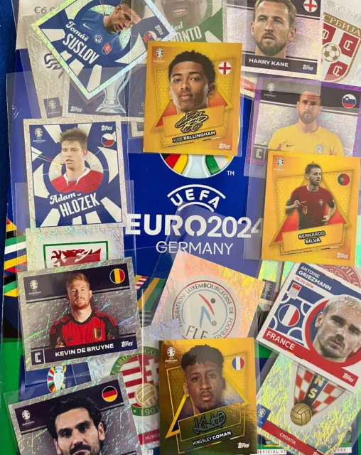 TOPPS EURO 2024 ( no Panini ) sticker a choisir dans la liste EUR 1,00 PicClick FR