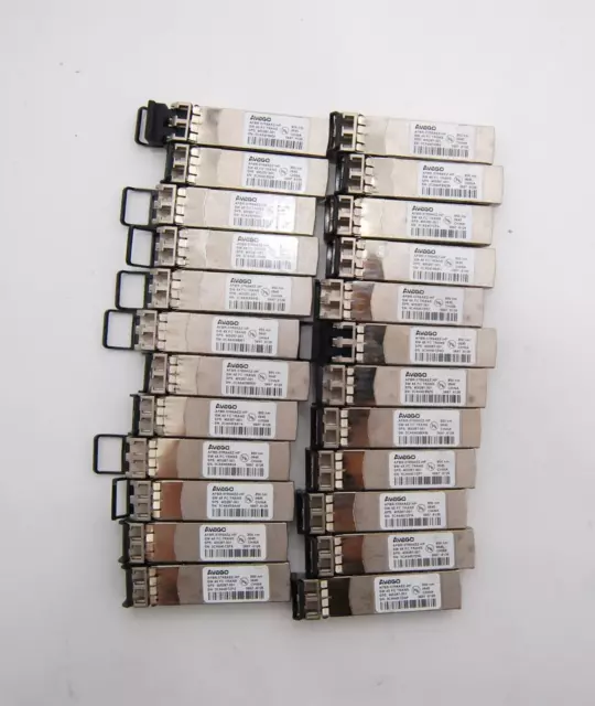 LOT OF 24 Avago AFBR-57R6AEZ-HP 4GB 850nm SFP+ SFP Fiber Transceiver Module