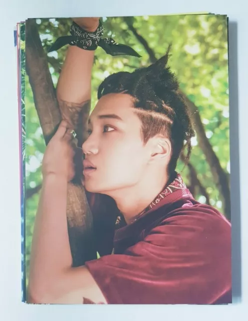 K-POP EXO KAI Official Limited Postcard - SM Official 4th Album "THE WAR"