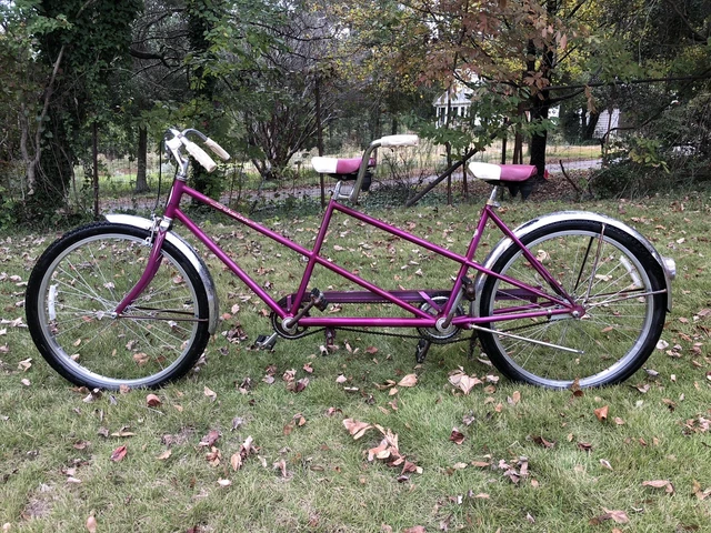 VINTAGE SCHWINN TWINN Tandem Bicycle 1964 250.00 PicClick