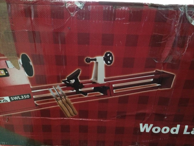 LUMBERJACK SWL350 350MM Starter Wood Lathe Kit 100.00 PicClick UK