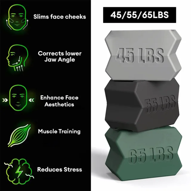 2/6pcs Boxed Jawline Exerciser, Silicone Jawline Exerciser For Men & Women, Jawline  Trainer, Powerful Jawline Sculptor For Beginners, Check Out Today's Deals  Now
