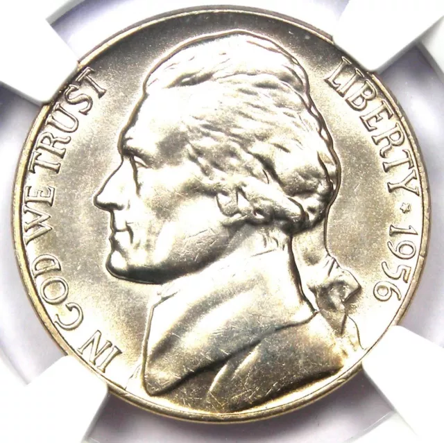 1956 Jefferson Nickel 5C (1956-P) - NGC MS67 5FS (Full Steps) - $2,250 Value!