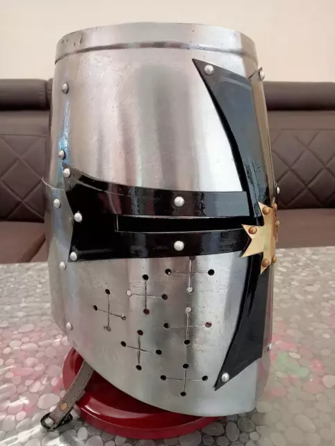 Helmet With Plume Knight Spartan Medieval Greek Corinthian Armour Halloween Gift