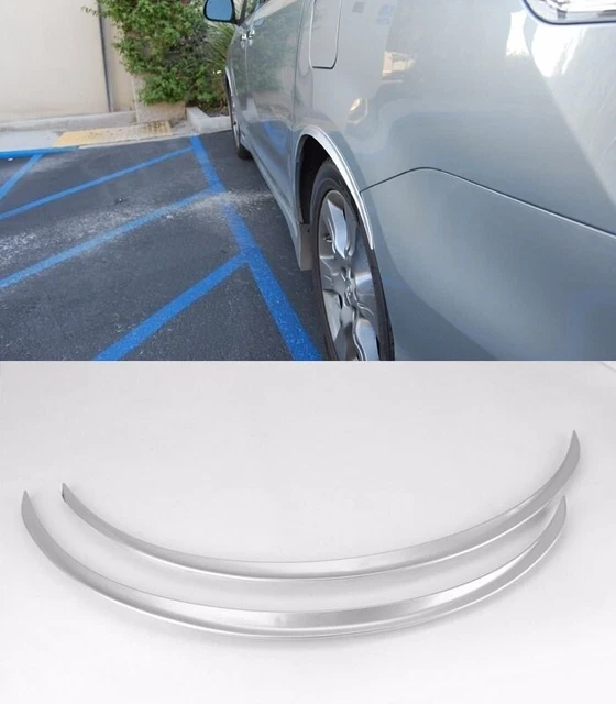 29& PAIR DIFFUSER Silver Wide Fender Flares For Honda Wheel Wall Panel