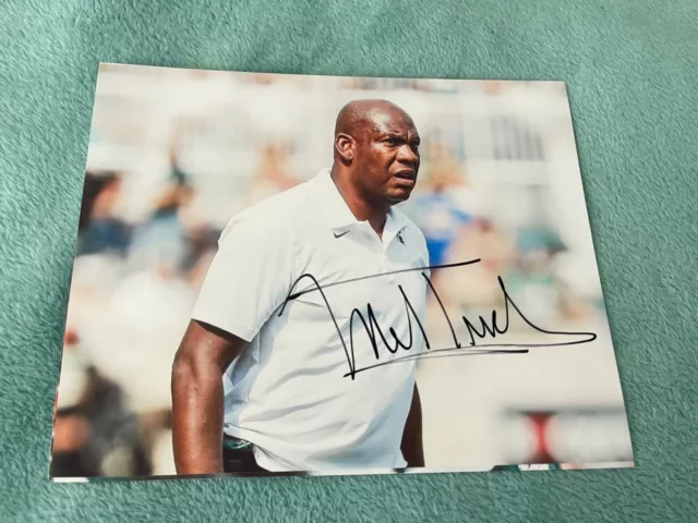 MEL TUCKER signed MICHIGAN STATE SPARTANS FOOTBALL 8x10 photo A