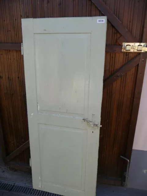 3036. Alte Biedermeier Tür Haustür Zimmertür 183 x 74 cm