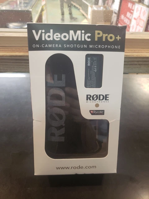 RODE VideoMic Pro+ Compact On-Camera Shotgun Video Microphone w/ Rycote Lyre Sho