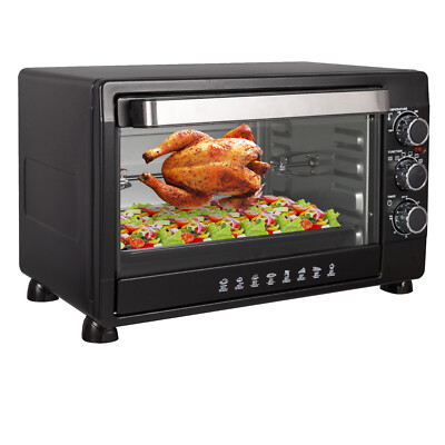 lakeland digital multifunctional mini oven silver with rotisserie & timer