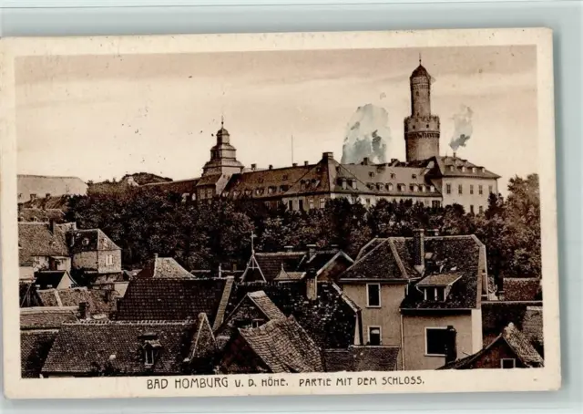 10079011 - 6380 Bad Homburg Ortsansicht Schloss Feldpost 1915