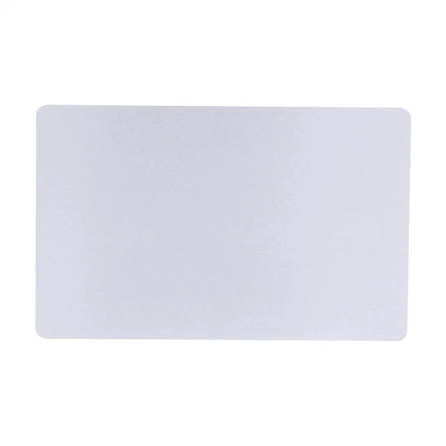 50Pcs Impressive Blanks Engraved Metal Business Name Card (Sliver)