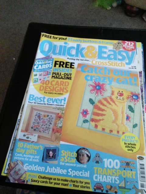 Quick. & Easy Cross Stitch Magazine June 2002 Issue 88