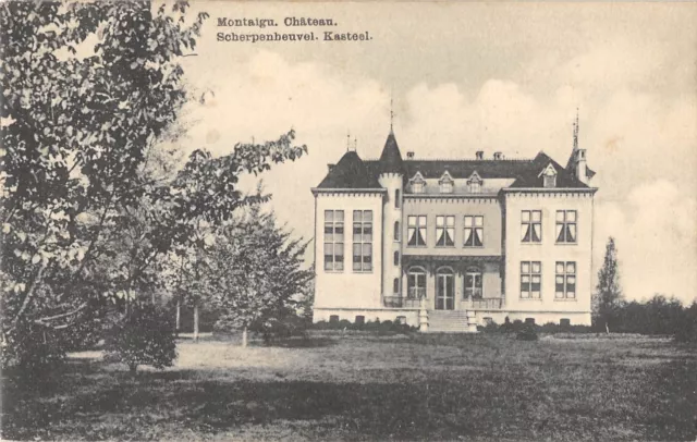 Cpa Belgique Montaigu Chateau Scherpenheuvel Kasteel