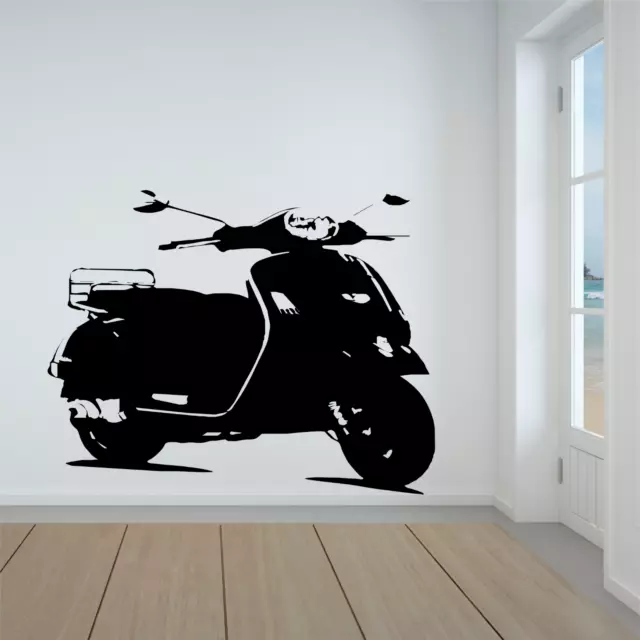 Large Mod Mods Ska Scooter Lambretta  Wall Art Sticker  Transfer
