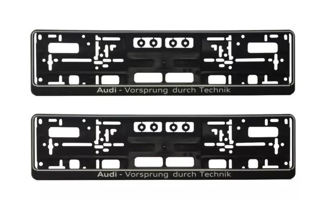 Audi Sport Kennzeichenhalter Nummernschildhalter 2 Stück SET 3291900100 