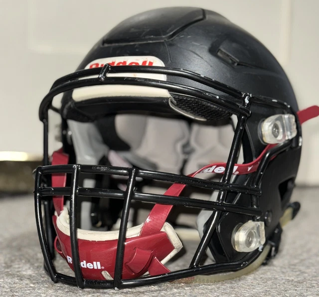 RIDDELL SPEED FLEX Matte Black Football Helmet with Chin strap