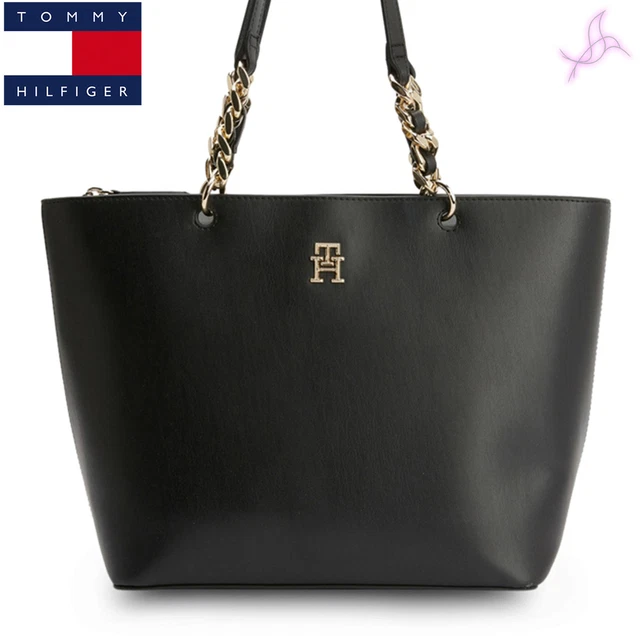 Sacs A Épaule Tommy Hilfiger AW0AW14179 Noir Femme 133185 Originale