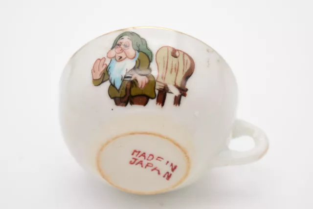 Disney Disneyland Marx Japan Ceramic Tea Cup Sleepy - Snow White & Seven Dwarfs