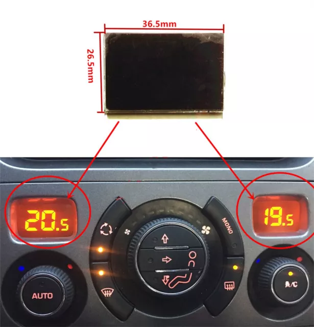 AIR CONDITIONING CONTROL ACC LCD Display Screen For Peugeot 308 308CC A/C  Panel £15.47 - PicClick UK