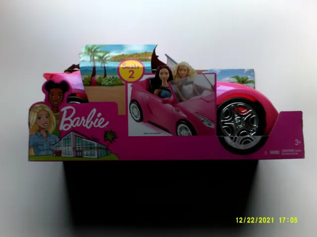 Barbie Pink Convertible Car Seats 2 New In Box NIB