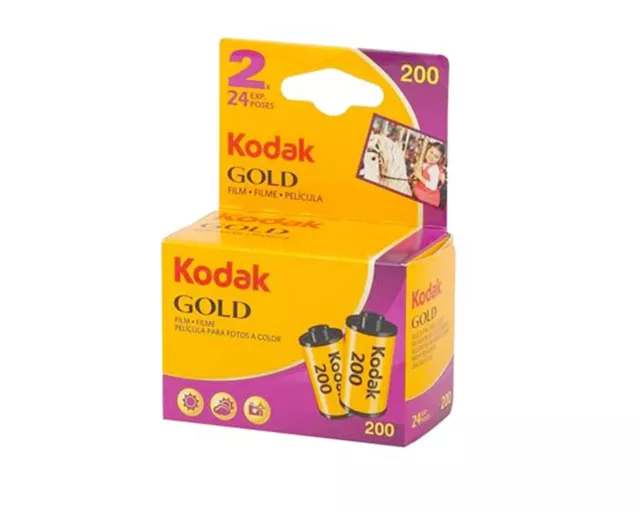 Kodak Gold 200 Gb135-24 Twin Pack Exp 02/26