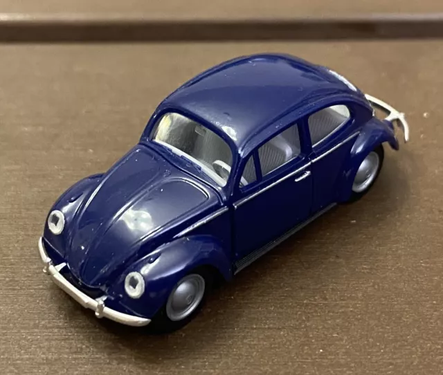 VW Käfer 1961 - Hersteller Wiking 1:87, stahlblau, Nr. 810 01 22, guter Zustand