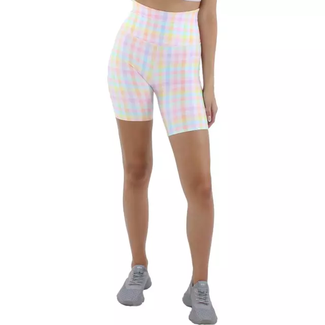 Beyond Yoga Womens Pink High Waist Fitness Bike Short Athletic XS BHFO 0553