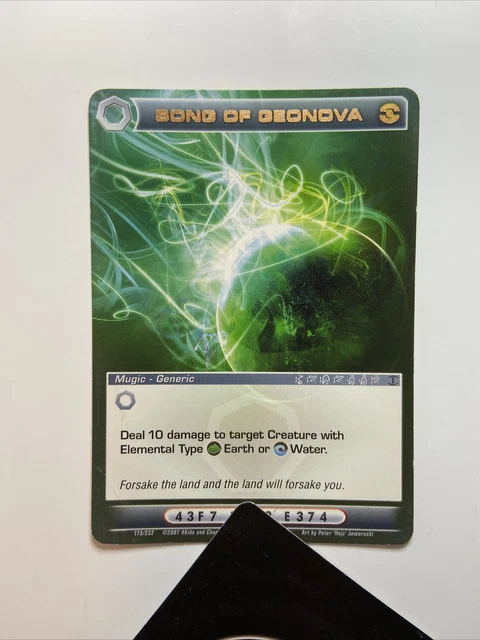 Chaotic Card Song Of Geonova MP