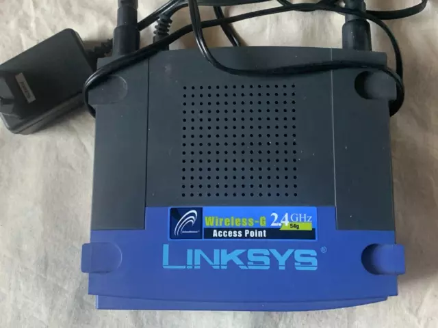 Linksys by Cisco WAG54GS Wireless-G ADSL Modem Router con SpeedBooster COMPLETO