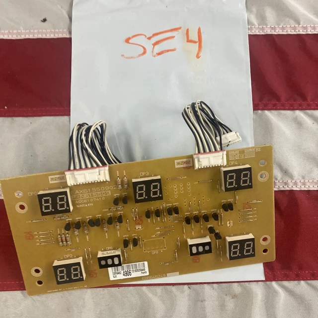 LG ELECTRIC RANGE Oven Display PCB Control Board EBR64624907 79.00
