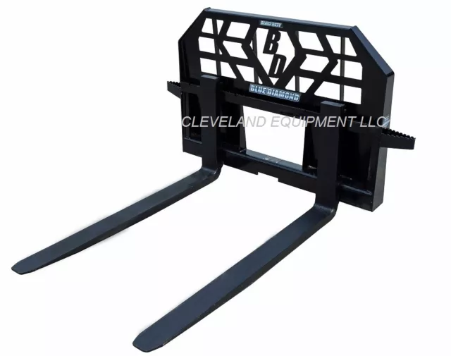 NEW HD 5000# PALLET FORKS & FRAME ATTACHMENT for Bobcat Skid-Steer Track Loader