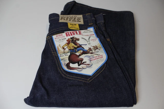 SUPER RIFLE ORIGINAL JEANS - W28 x 36 - ITA 42