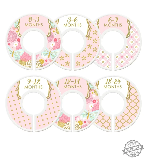 Modish Labels Baby Nursery Closet Dividers, Closet Organizers, Nursery Decor, Ba