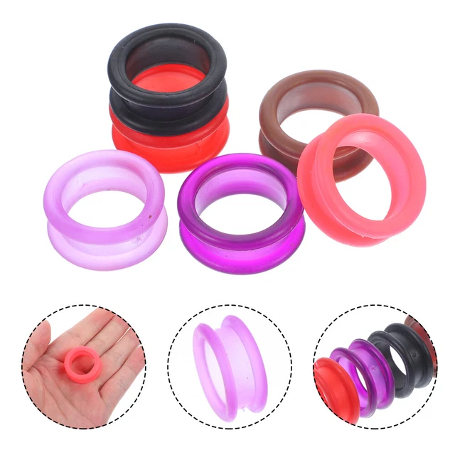 12 pz Anello in Silicone Forbici Toelettatura Cani Toelettatura Cesoie Anello Cane Portatile