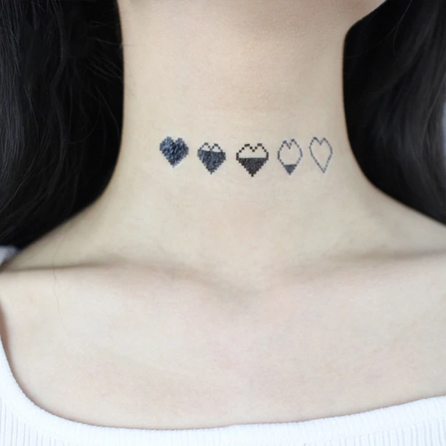 Tótem tatuaje único textura realista moda tótem tatuaje papel