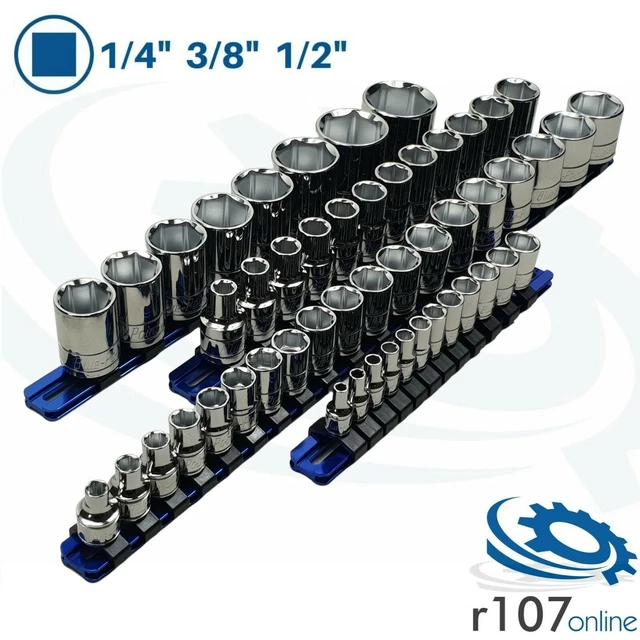 BLUE POINT TOOLS, 1/4", 3/8" & 1/2" Shallow Metric Sockets As sold by