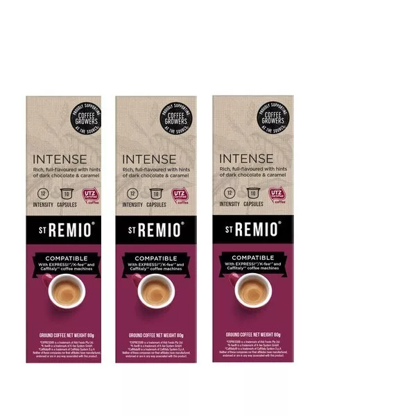 30 X ST Remio Intense Coffee pods for Caffitaly and Expressi