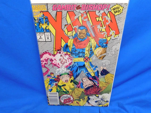 MARVEL X-MEN #8 1991 JIM LEE 1st App Of Bella Donna Boudreaux VF/NM Newsstand NS