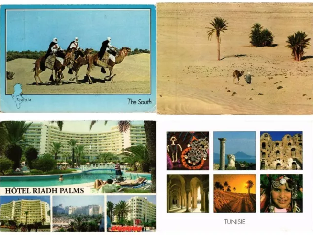 TUNISIA TUNISIE 340 Modern Africa Postcards Mostly 1960-1990 (L5359)