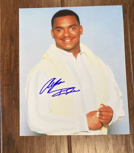 Alfonso Ribeiro “Carlton” Signed 8x10 Photo Fresh Prince Of Bel-Air Actor Auto