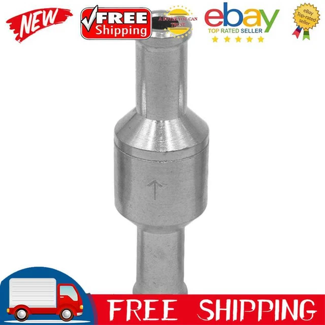 Aluminium Alloy One Way Fuel Non Return Check Valve Diesel for Car (8mm)