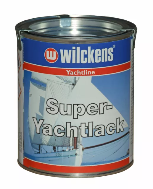 Wilckens Super Yacht-Lack 750ml Metall Holz Farbe - Bootslack Haftgrund Primer