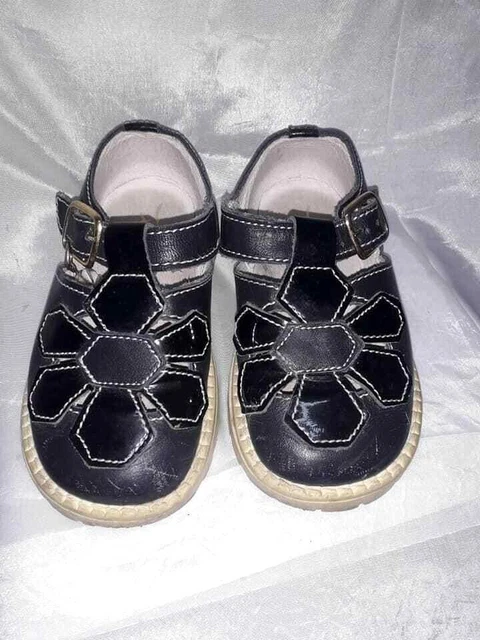 Zanotti Sandali Bambino  Nero Scarpe 23 Children Shoes MADE ITALY