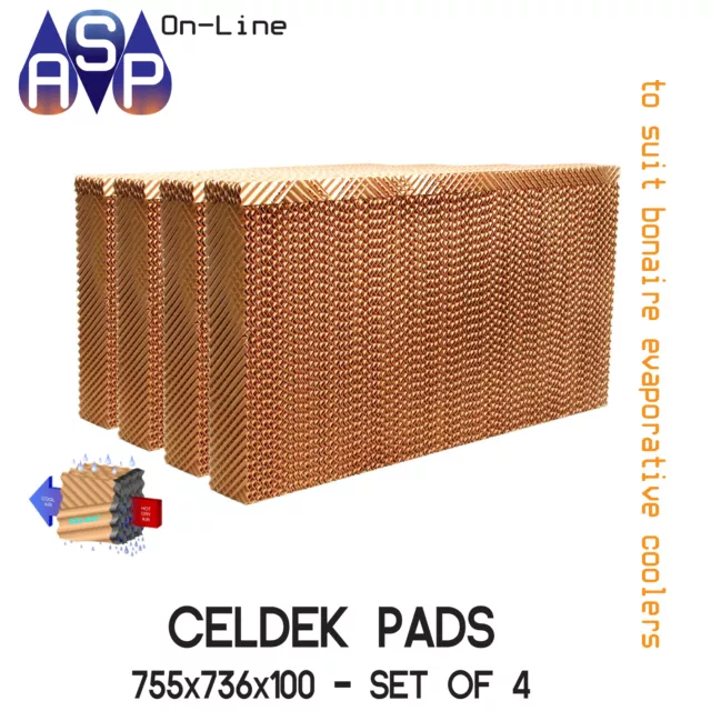 Bonaire Celdek Filter Pads - #Cel55 - (Set Of 4)