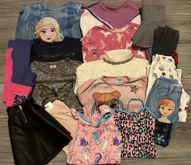 girls clothes bundle age 6-7 years.           (e233)