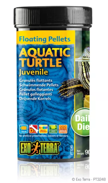 Exo Terra Aquatic Turtle Pellets für Wasserschildkröte Jungtier -  90g